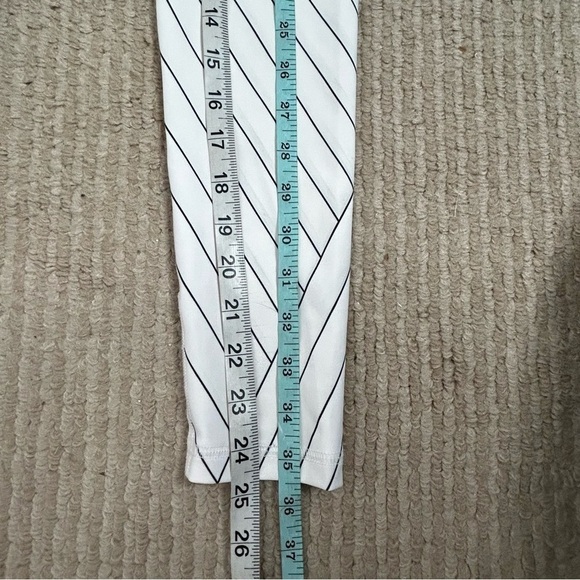 OMGI YOGA Bird and Striped Print High Waisted Activewear Leggings - Picture 16 of 16